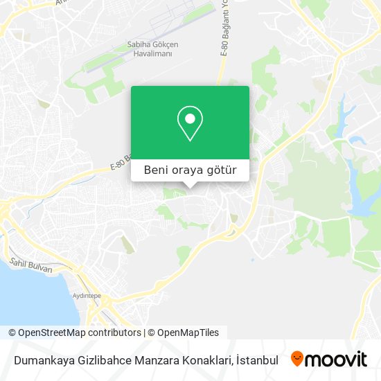 Dumankaya Gizlibahce Manzara Konaklari harita