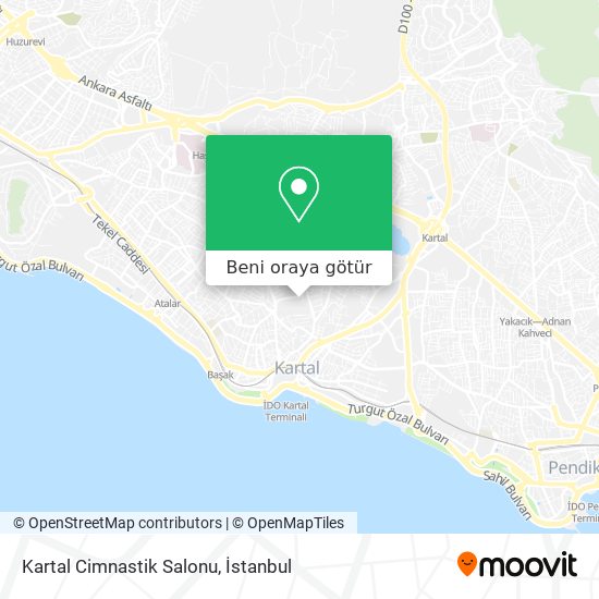 Kartal Cimnastik Salonu harita