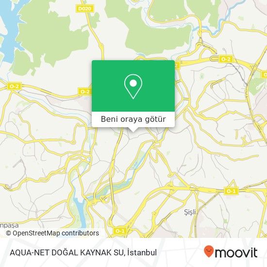 AQUA-NET DOĞAL KAYNAK SU harita