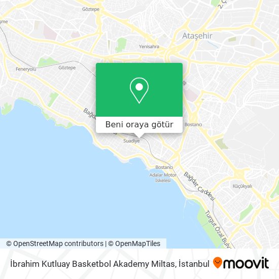 İbrahim Kutluay Basketbol Akademy Miltas harita