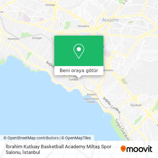 İbrahim Kutluay Basketball Academy Miltaş Spor Salonu harita