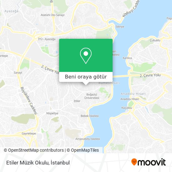 Etiler Müzik Okulu harita