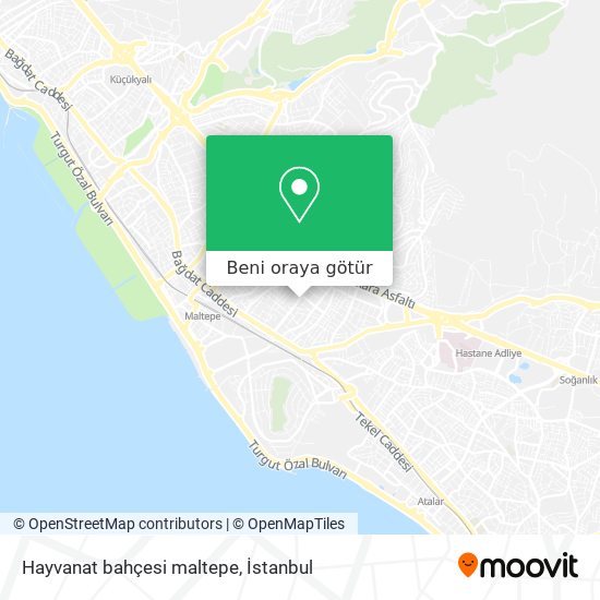 Hayvanat bahçesi maltepe harita