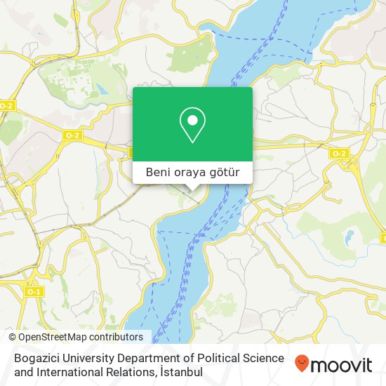 Bogazici University Department of Political Science and International Relations harita