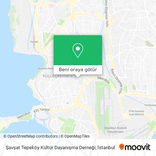 Şavşat Tepeköy Kültür Dayanışma Derneği harita
