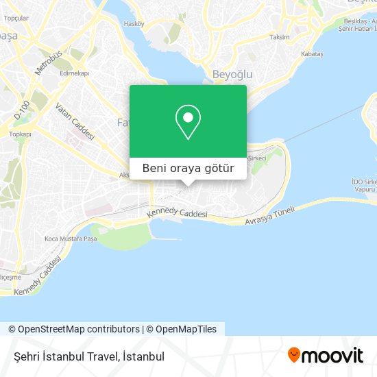 Şehri İstanbul Travel harita