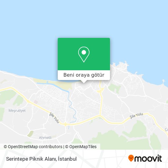 Serintepe Piknik Alanı harita