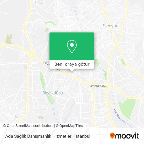 Ada Sağlık Danışmanlık Hizmetleri harita