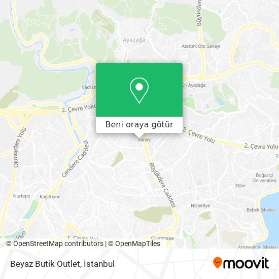 Beyaz Butik Outlet harita