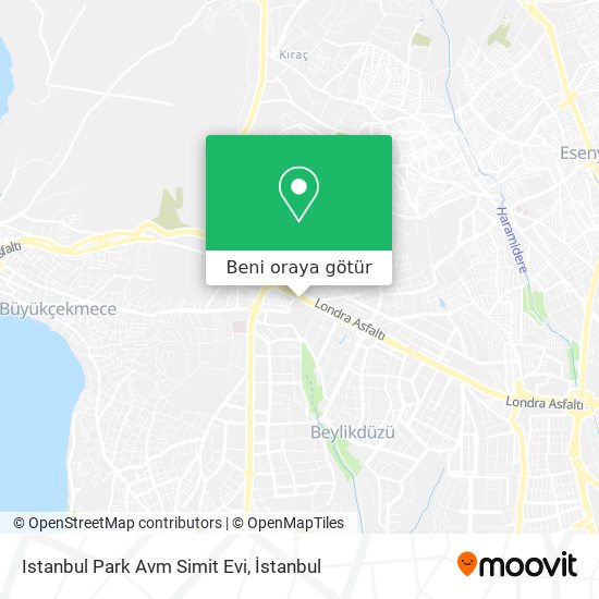 Istanbul Park Avm Simit Evi harita