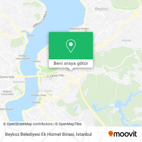 Beykoz Belediyesi Ek Hizmet Binasi harita