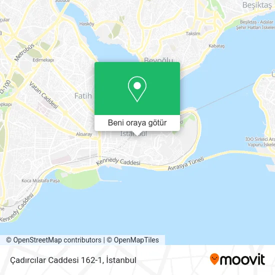 Çadırcılar Caddesi 162-1 harita