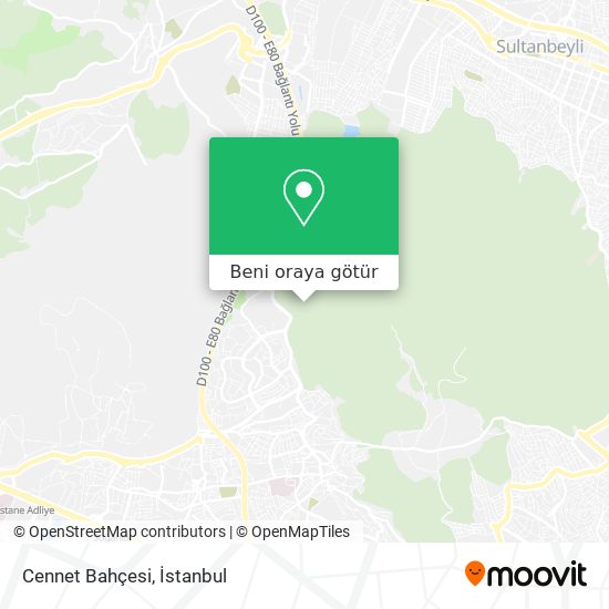 Cennet Bahçesi harita