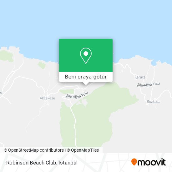 Robinson Beach Club harita