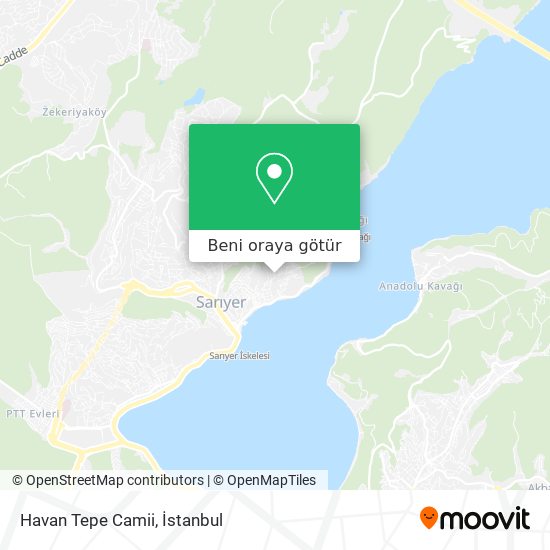 Havan Tepe Camii harita