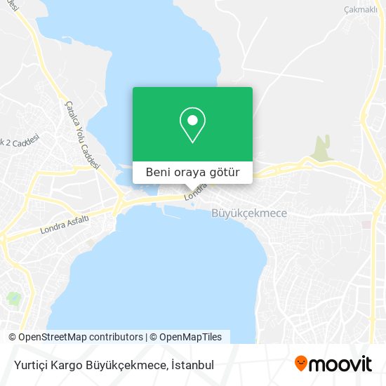 Yurtiçi Kargo Büyükçekmece harita