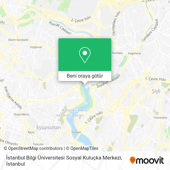 İstanbul Bilgi Üniversitesi Sosyal Kuluçka Merkezi harita