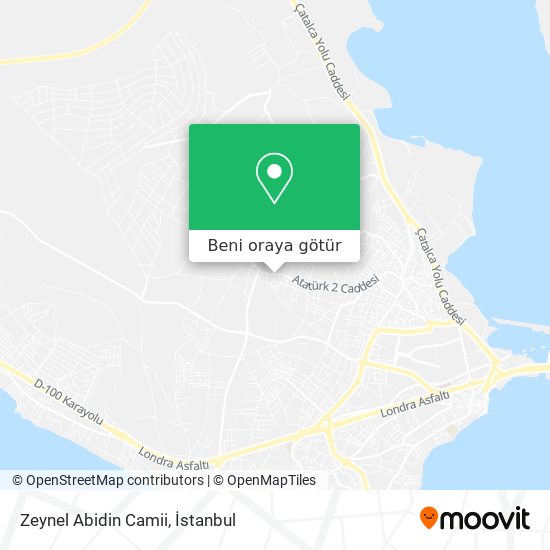 Zeynel Abidin Camii harita