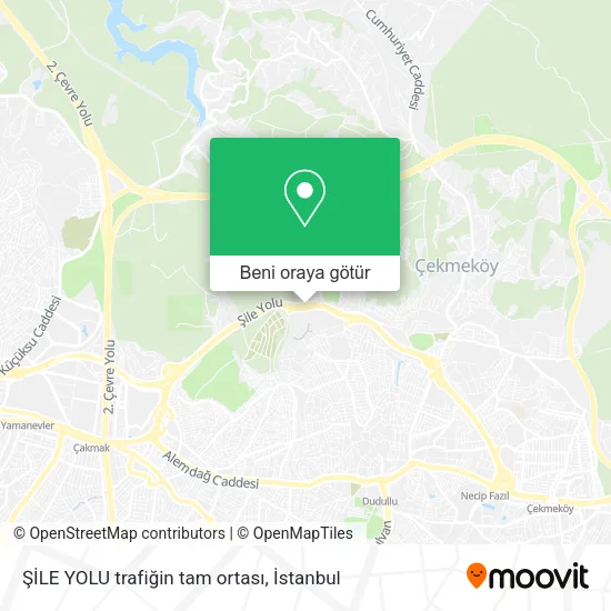 ŞİLE YOLU trafiğin tam ortası harita