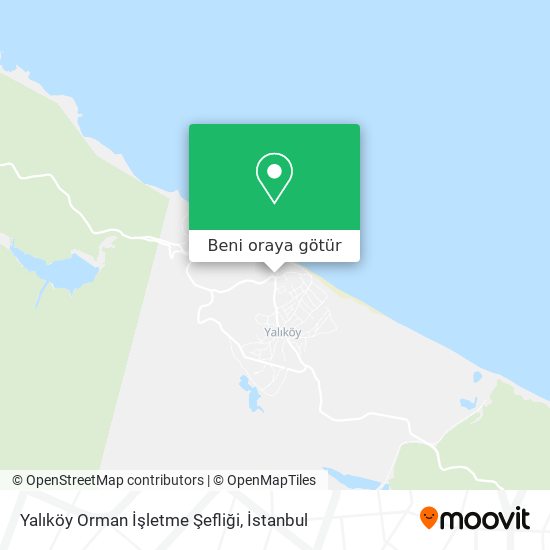 Yalıköy Orman İşletme Şefliği harita