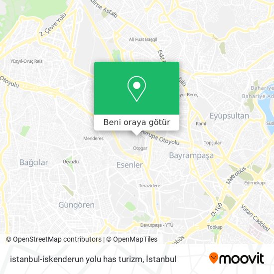 istanbul-iskenderun yolu has turizm harita