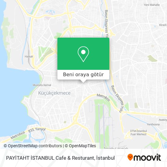 PAYİTAHT İSTANBUL Cafe & Resturant harita