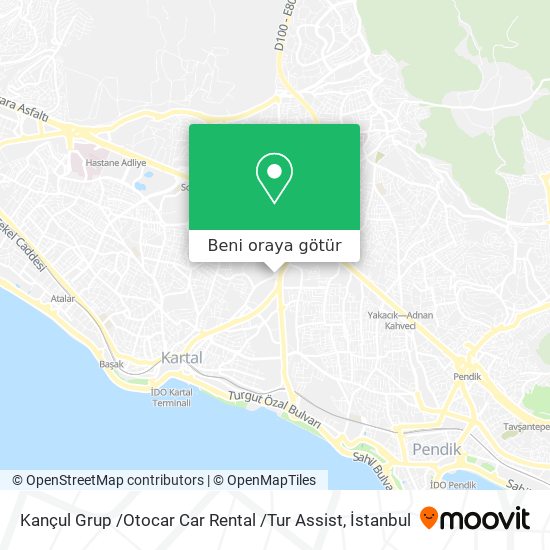 Kançul Grup /Otocar Car Rental /Tur Assist harita