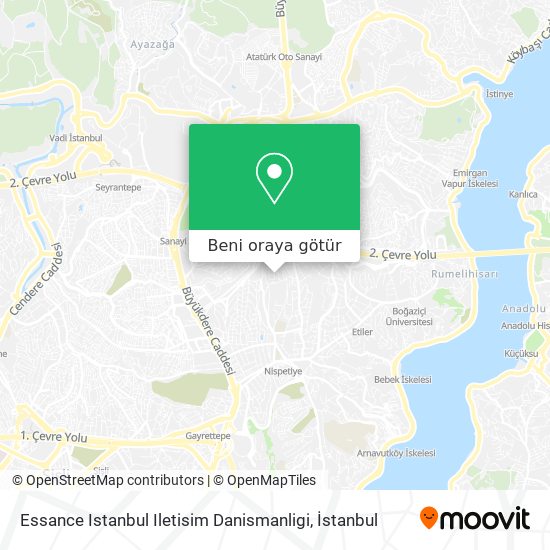 Essance Istanbul Iletisim Danismanligi harita