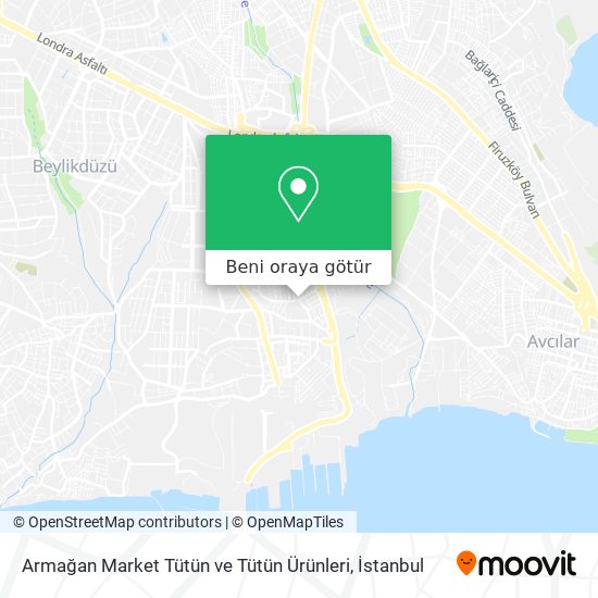 Armağan Market Tütün ve Tütün Ürünleri harita