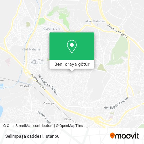 Selimpaşa caddesi harita