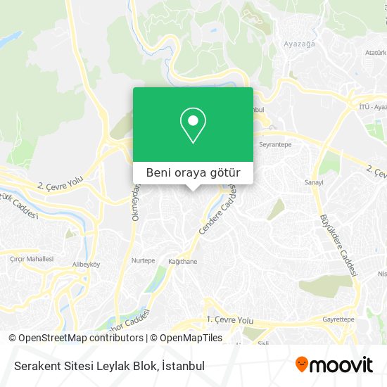 Serakent Sitesi Leylak Blok harita