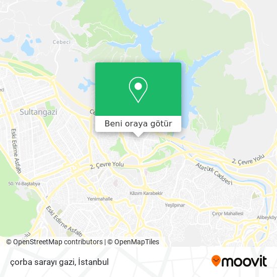çorba sarayı gazi harita