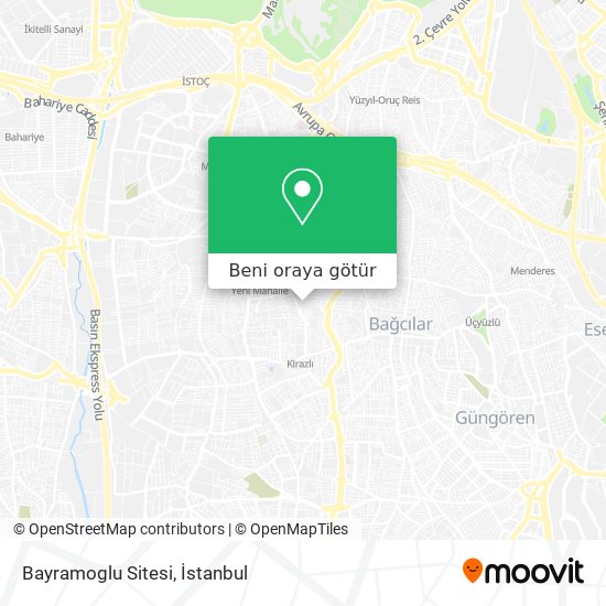 Bayramoglu Sitesi harita
