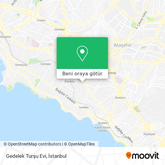 Gedelek Turşu Evi harita