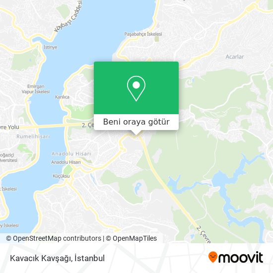 Kavacık Kavşağı harita