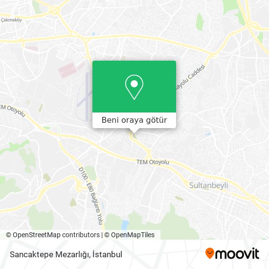 Sancaktepe Mezarlığı harita