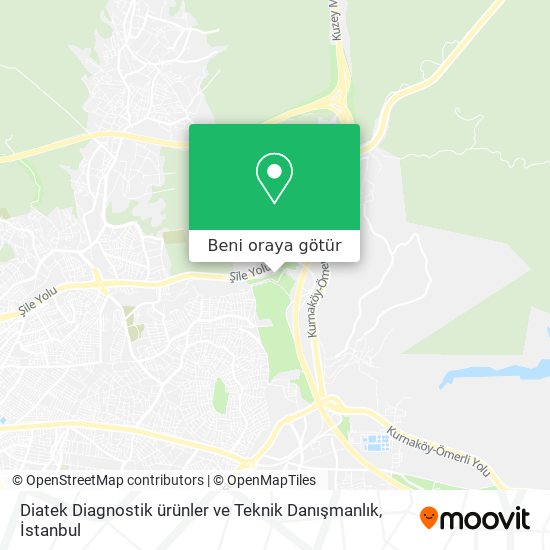 Diatek Diagnostik ürünler ve Teknik Danışmanlık harita