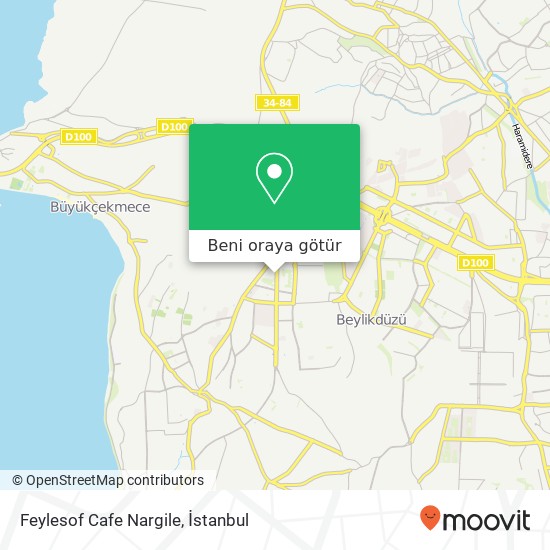 Feylesof Cafe Nargile harita