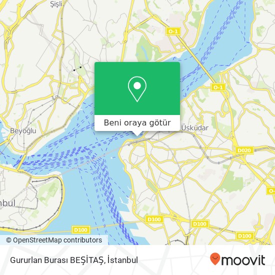 Gururlan Burası BEŞİTAŞ harita