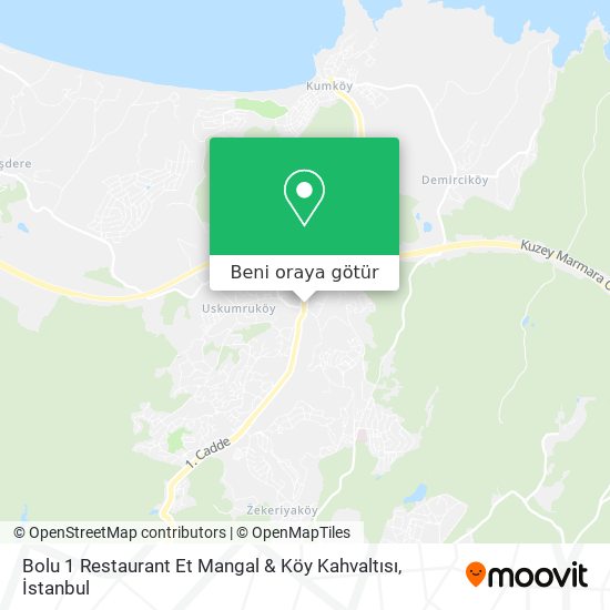 Bolu 1 Restaurant Et Mangal & Köy Kahvaltısı harita