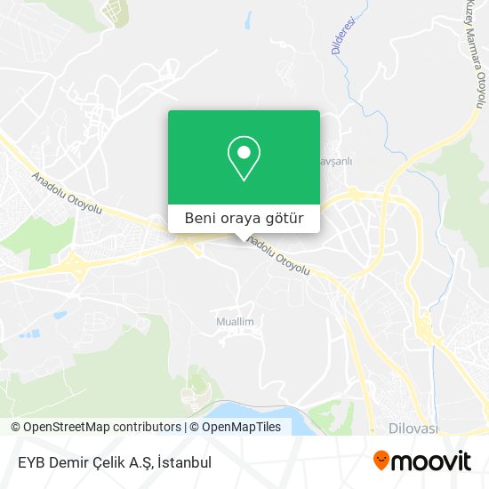 EYB Demir Çelik A.Ş harita