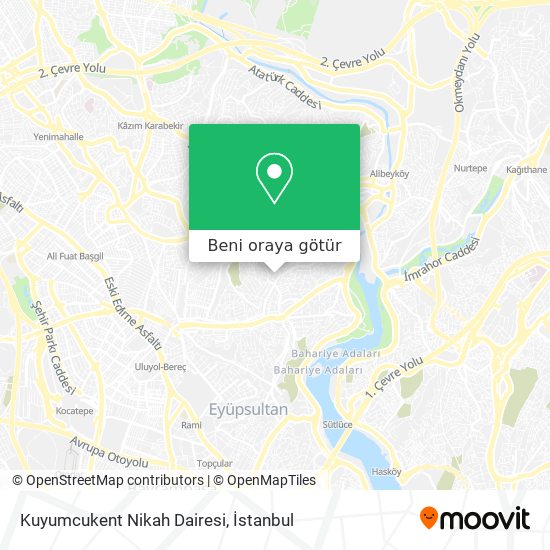 Kuyumcukent Nikah Dairesi harita