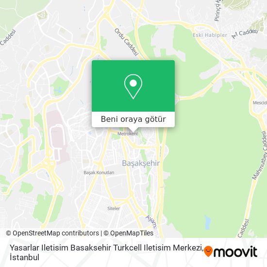 Yasarlar Iletisim Basaksehir Turkcell Iletisim Merkezi harita