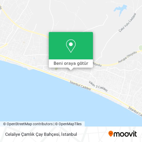 Celaliye Çamlık Çay Bahçesi harita