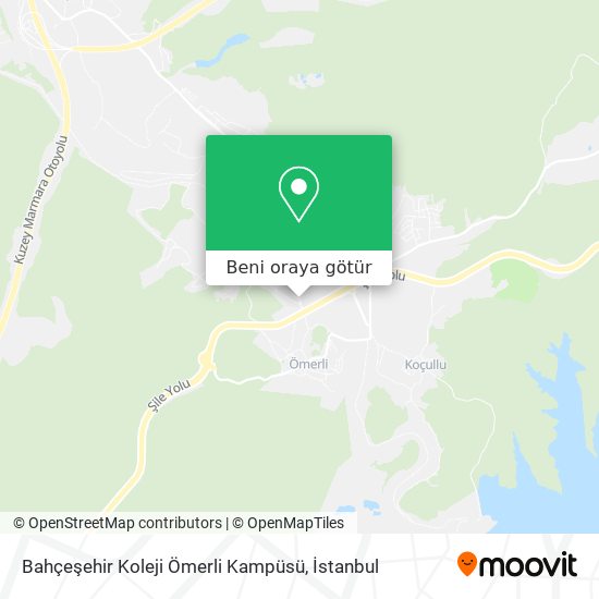 Bahçeşehir Koleji Ömerli Kampüsü harita