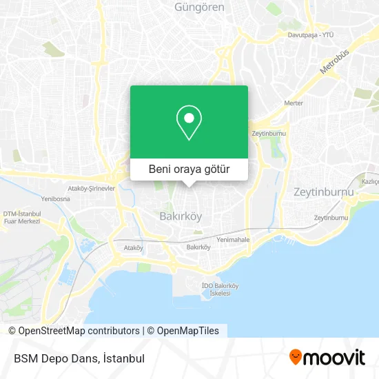 BSM Depo Dans harita