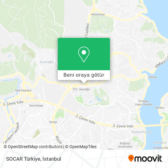 SOCAR Türkiye harita