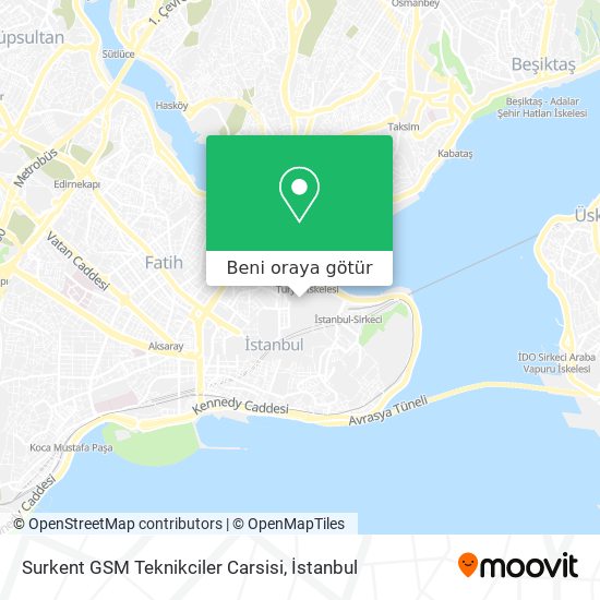 Surkent GSM Teknikciler Carsisi harita