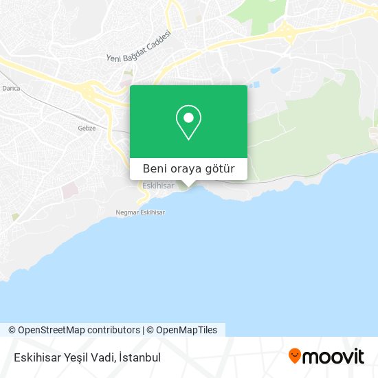 Eskihisar Yeşil Vadi harita