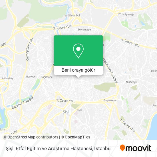 Şişli Etfal Eğitim ve Araştırma Hastanesi harita